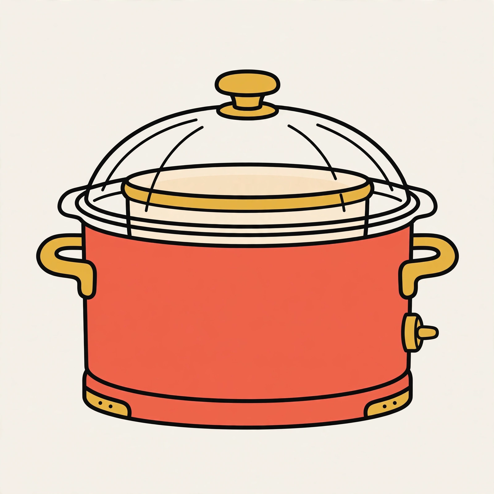 Illustration of Crock-Pot 7-Qt Oval Manual Slow Cooker